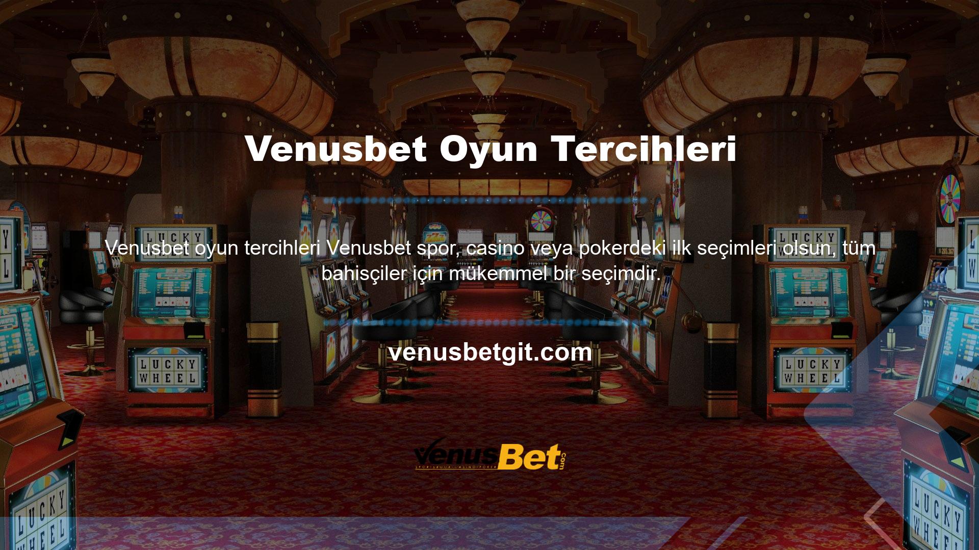 Venusbet tek bir konuda uzmanlaşmadıklarıdır